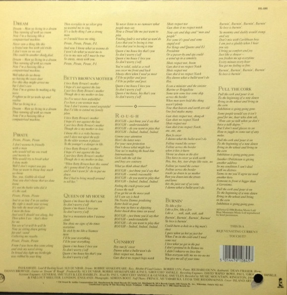 Ini Kamoze - Pirate | Island Records (ISL 1101) - 2 Ini Kamoze - Pirate | Island Records (ISL 1101) - 2