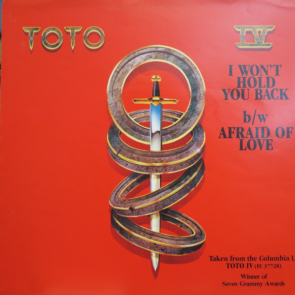 Toto - I Won't Hold You Back | Columbia (38 03597) - main