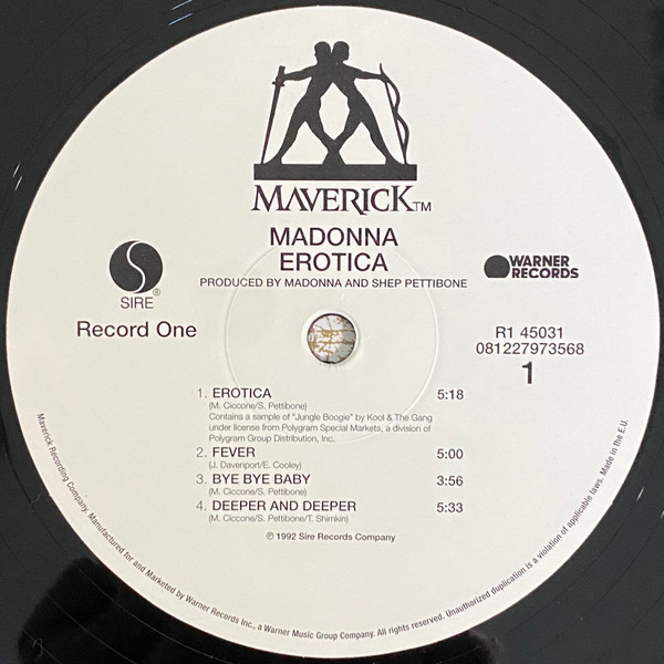 Madonna - Erotica | Maverick (R1 45031) - 4 Madonna - Erotica | Maverick (R1 45031) - 4