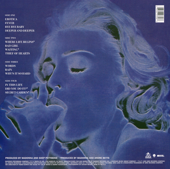 Madonna - Erotica | Maverick (R1 45031) - 3 Madonna - Erotica | Maverick (R1 45031) - 3