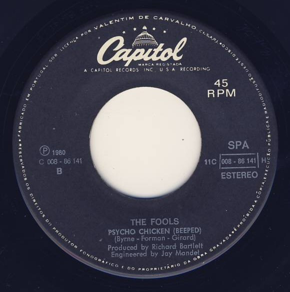 The Fools - Psycho Chicken | Capitol Records (11C 008-86141 H) - main