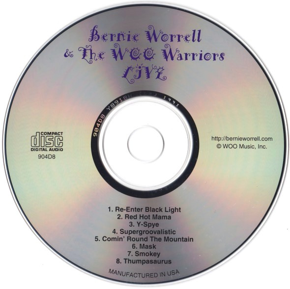 Bernie Worrell & The Woo Warriors - Live | Woo Music, Inc. (904D8) - 3