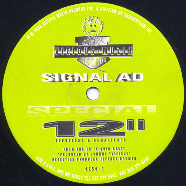 Johnny Vicious - Signal Ad / Believe This | Vicious Muzik Records (1256-1) - 2