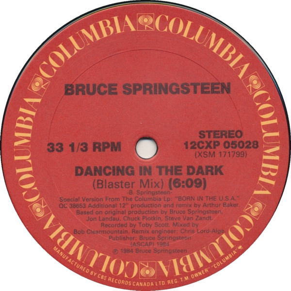Bruce Springsteen - Dancing In The Dark | Columbia (12CXP 05028) - main