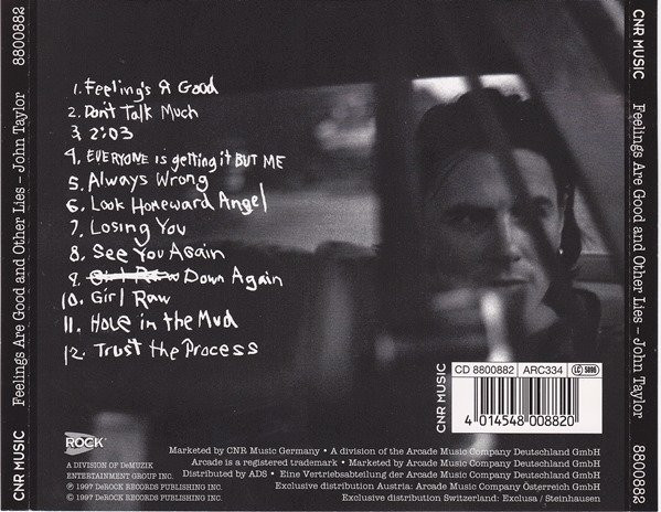 John Taylor - Feelings Are Good And Other Lies | DeRock (8800882) - 2 John Taylor - Feelings Are Good And Other Lies | DeRock (8800882) - 2
