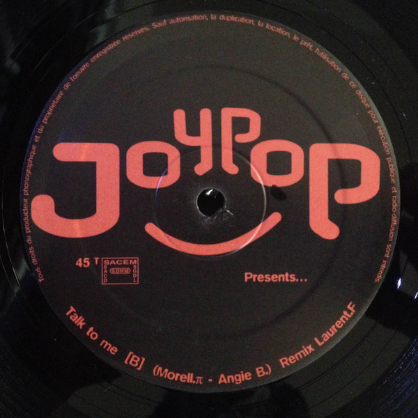 Joypop - Talk To Me | In Plug Music (IPM002) - main