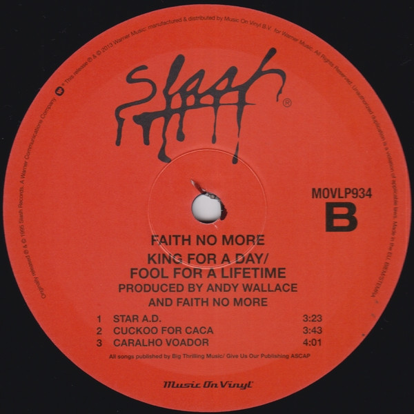 Faith No More - King For A Day Fool For A Lifetime | Slash (MOVLP934) - 3