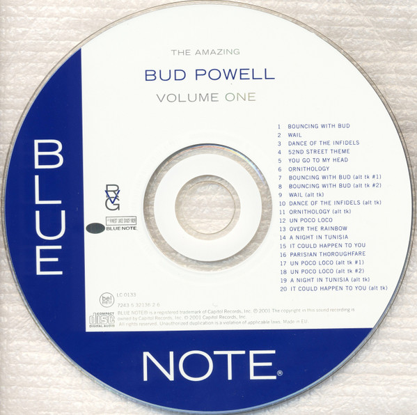 Bud Powell - The Amazing Bud Powell, Volume One | Blue Note (7243 5 32136 2 6) - 3 Bud Powell - The Amazing Bud Powell, Volume One | Blue Note (7243 5 32136 2 6) - 3