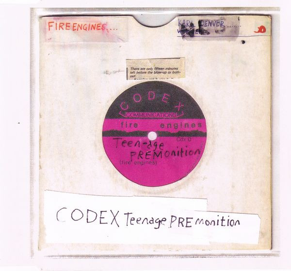 Fire Engines - Codex Teenage Premonition | Domino (REWIGCD 20P)