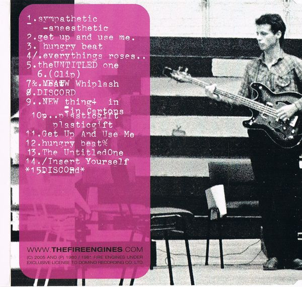 Fire Engines - Codex Teenage Premonition | Domino (REWIGCD 20P) - 3