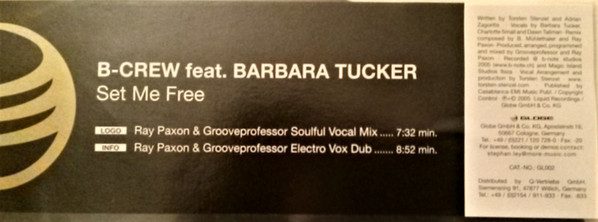 B-Crew - Set Me Free | Globe (GL002) - 2