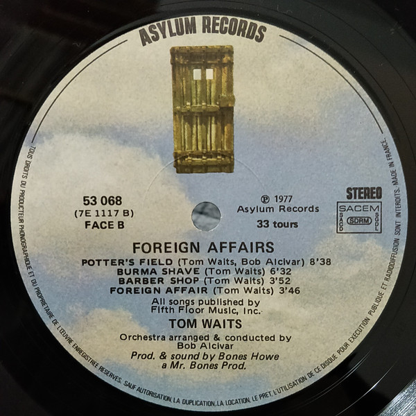 Tom Waits - Foreign Affairs | Asylum Records (53068) - 4 Tom Waits - Foreign Affairs | Asylum Records (53068) - 4