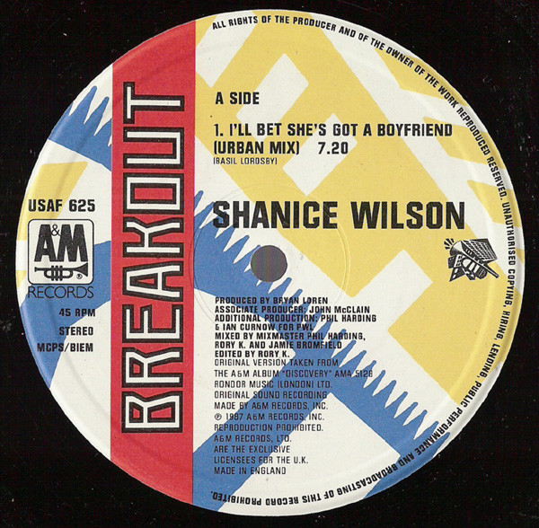 Shanice Wilson - I'll Bet She's Got A Boyfriend | Breakout (USAF 625) - 2