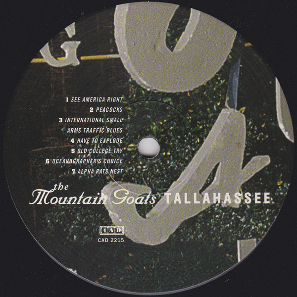 The Mountain Goats - Tallahassee | 4AD (CAD 2215) - 4 The Mountain Goats - Tallahassee | 4AD (CAD 2215) - 4