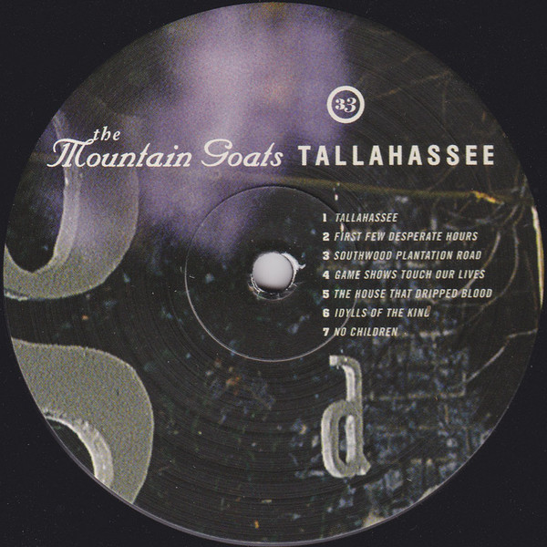 The Mountain Goats - Tallahassee | 4AD (CAD 2215) - 3 The Mountain Goats - Tallahassee | 4AD (CAD 2215) - 3