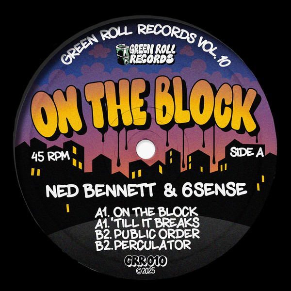 6 SENSE , Ned Bennett - On The Block EP | Green Roll Records (GRR010)