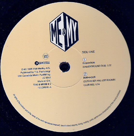 Me & My - Dub-I-Dub | Encore (12COR 005) - 3