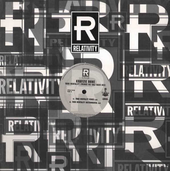 Krayzie Bone - Thug Mentality (Prince Ice Cali Bass Mix) | Relativity (RPROLP-0946)