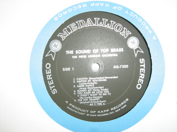 The Peter London Orchestra - The Sound Of Top Brass | Medallion (MS-7500) - 3 The Peter London Orchestra - The Sound Of Top Brass | Medallion (MS-7500) - 3