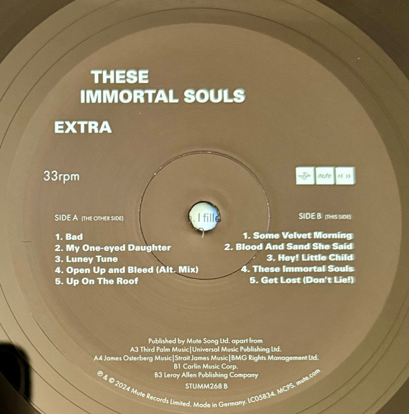 These Immortal Souls - Extra | Mute (STUMM268) - 4