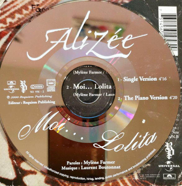 Alizée - Moi… Lolita | Polydor (561 956 - 2) - 4