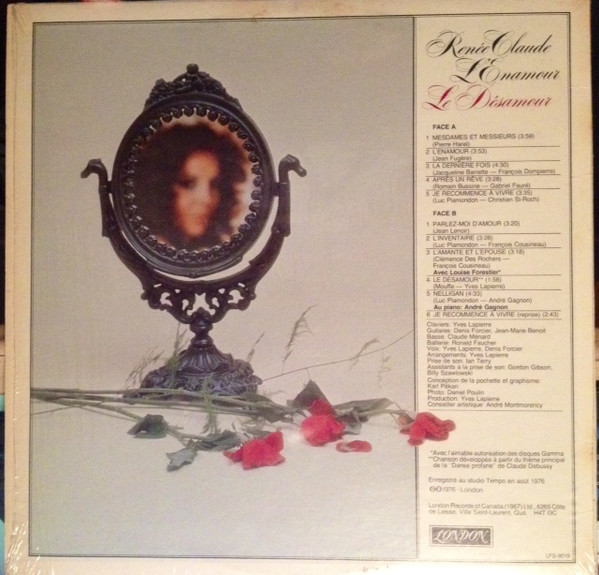 Renée Claude - L'Enamour Le Désamour [Vinyl] | London Records (LFS-9019) - 2