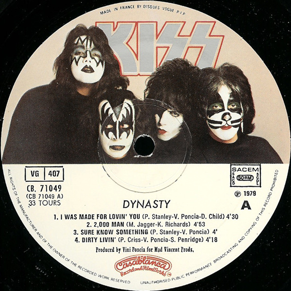 Kiss - Dynasty | Casablanca (CB. 71049) - 3 Kiss - Dynasty | Casablanca (CB. 71049) - 3