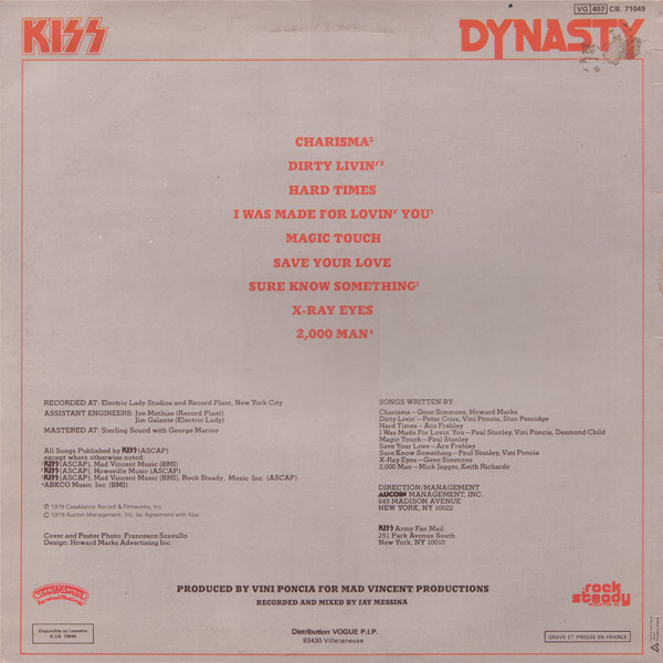 Kiss - Dynasty | Casablanca (CB. 71049) - 2 Kiss - Dynasty | Casablanca (CB. 71049) - 2
