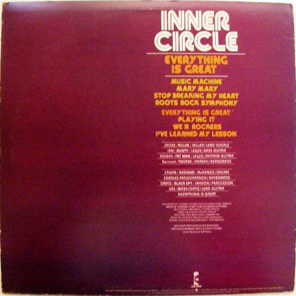 Inner Circle - Everything Is Great | Island Records (ILPS 9558) - 2 Inner Circle - Everything Is Great | Island Records (ILPS 9558) - 2