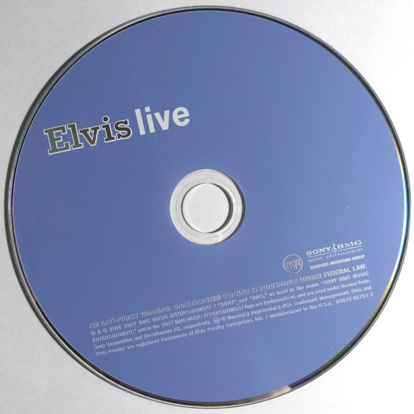 Elvis Presley - Elvis Live | RCA (82876 85751 2) - 3