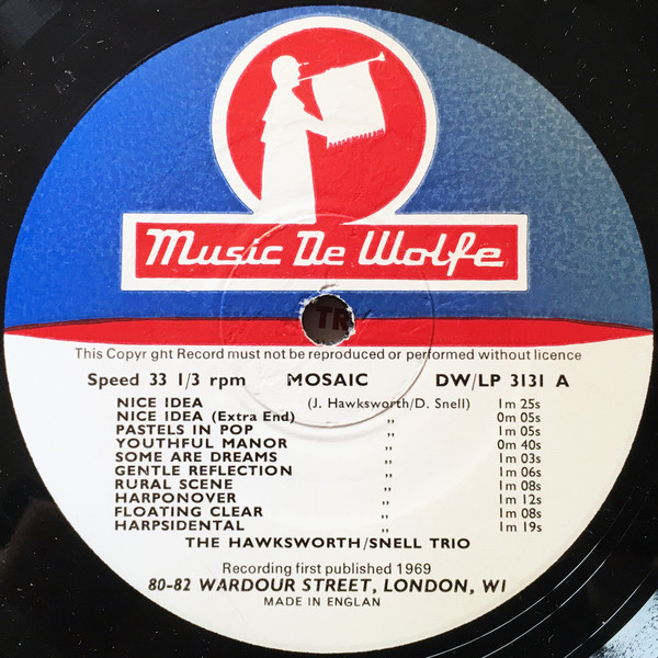 The Hawksworth/Snell Trio - Mosaic | Music De Wolfe (DW/LP 3131) - 3 The Hawksworth/Snell Trio - Mosaic | Music De Wolfe (DW/LP 3131) - 3