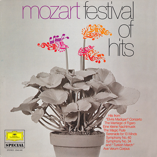 Wolfgang Amadeus Mozart - Festival Of Hits | Deutsche Grammophon (2545 040)