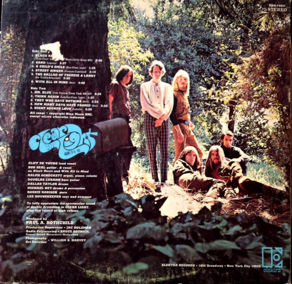 Clear Light - Clear Light | Elektra (EKS-74011) - 2