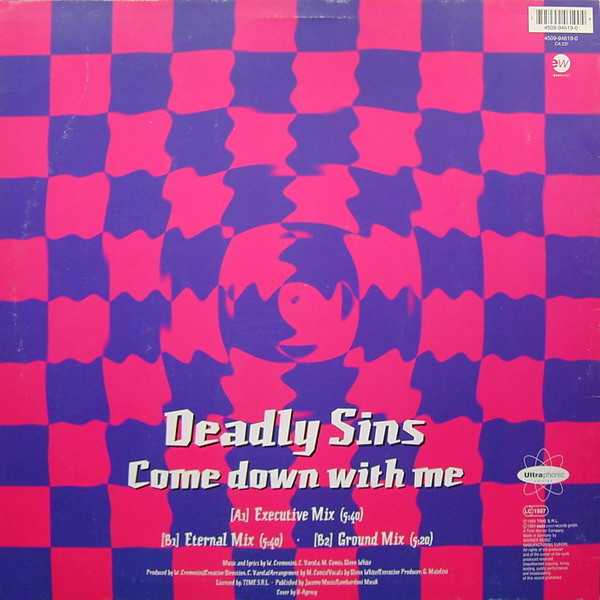 Deadly Sins - Come Down With Me | EastWest (4509-94619-0) - 2 Deadly Sins - Come Down With Me | EastWest (4509-94619-0) - 2