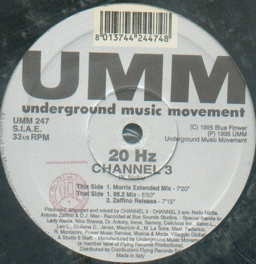 Channel 3 - 20 Hz | UMM (UMM 247) - main