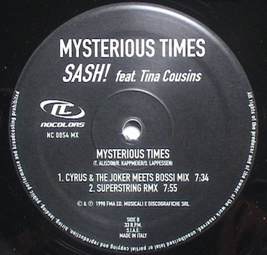 Sash! Feat. Tina Cousins - Mysterious Times | No Colors (NC 0054 MX) - 4 Sash! Feat. Tina Cousins - Mysterious Times | No Colors (NC 0054 MX) - 4