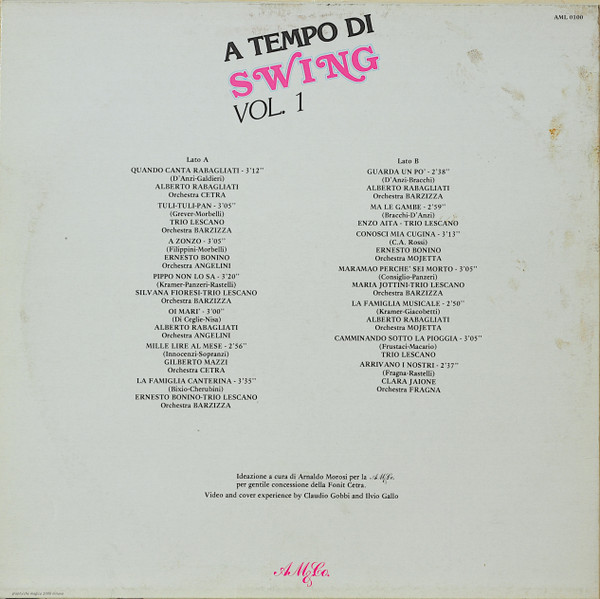 Various - A Tempo Di Swing Vol. 1 | AM & Co (AML 0100) - 2 Various - A Tempo Di Swing Vol. 1 | AM & Co (AML 0100) - 2