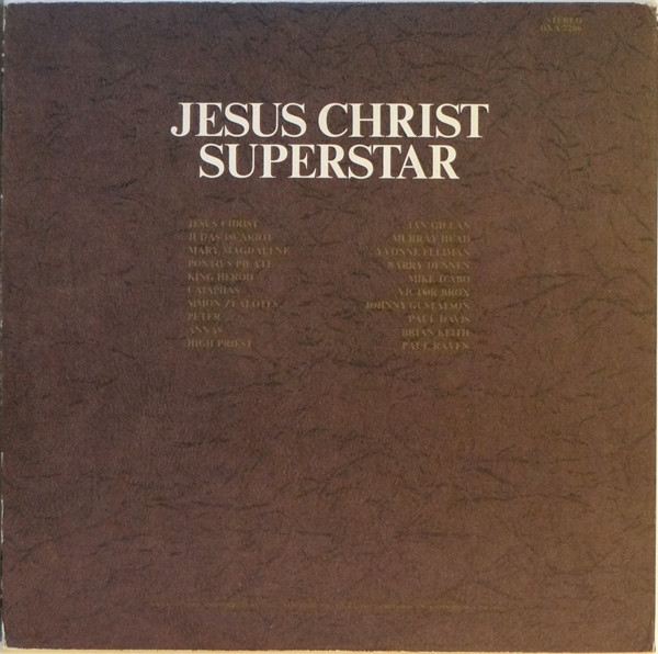 Andrew Lloyd Webber And Tim Rice - Jesus Christ Superstar | Decca (DXA 7206) - 2 Andrew Lloyd Webber And Tim Rice - Jesus Christ Superstar | Decca (DXA 7206) - 2