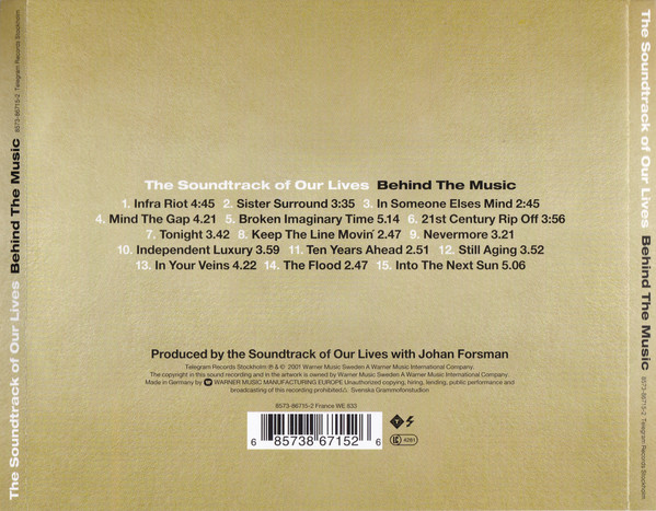 The Soundtrack Of Our Lives - Behind The Music | Telegram Records Stockholm (8573-86715-2) - 2