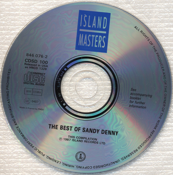 Sandy Denny - The Best Of Sandy Denny | Island Records (CDSD 100) - 3
