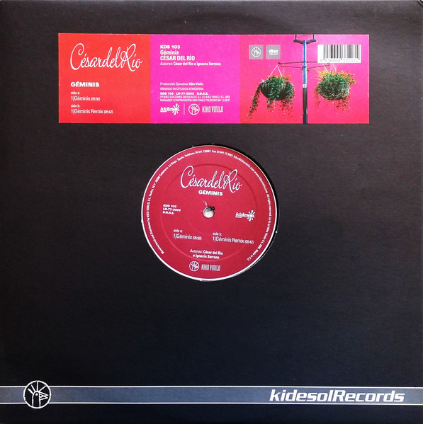César Del Rio - Géminis | Kidesol Records (KDS 103) - main