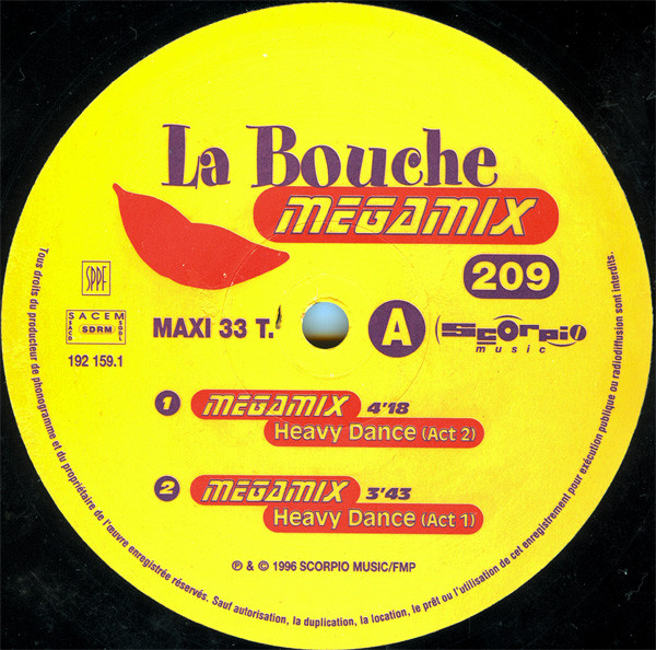 La Bouche - Megamix | Scorpio Music (192 159-1) - 3 La Bouche - Megamix | Scorpio Music (192 159-1) - 3