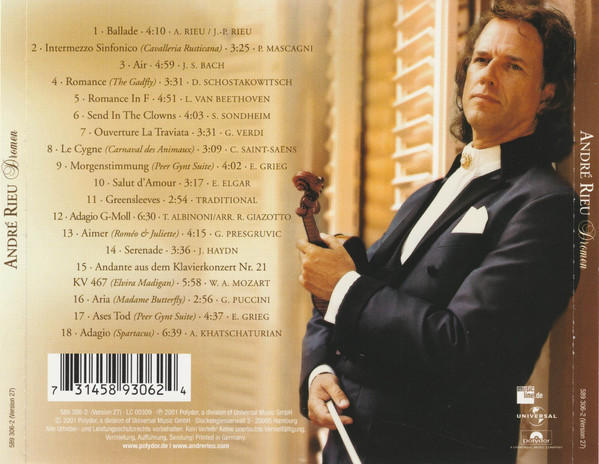 André Rieu - Dromen | Polydor (589 306-2 (Version 27)) - 2