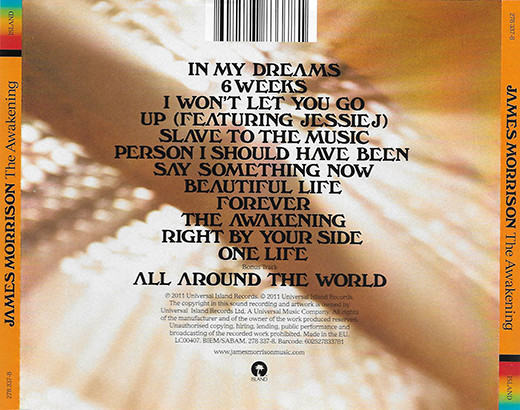 James Morrison - The Awakening | Island Records (278 337-8) - 2