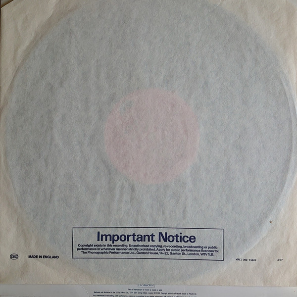 Level 42 - The Early Tapes · July/Aug 1980 | Polydor (SPELP 28) - 3