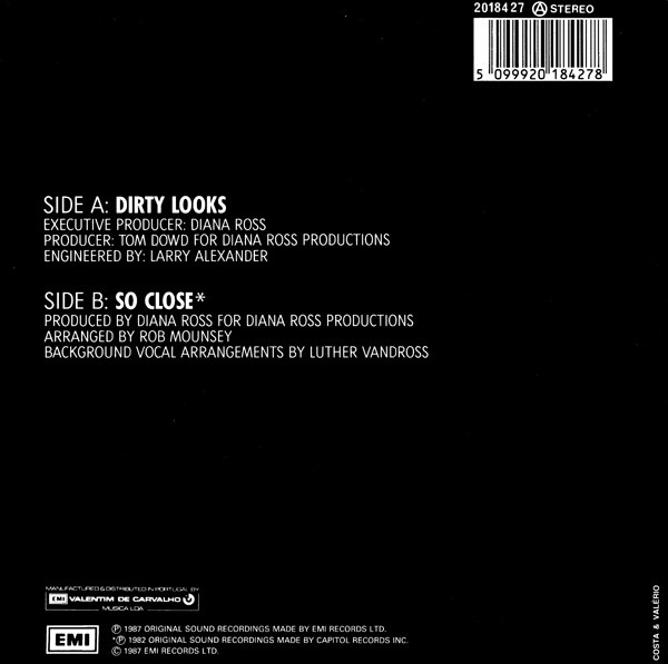 Diana Ross - Dirty Looks | EMI (2018427) - 2