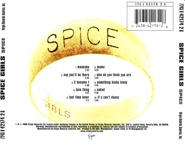 Spice Girls - Spice | Virgin (7243 8 42174 2 6) - 2