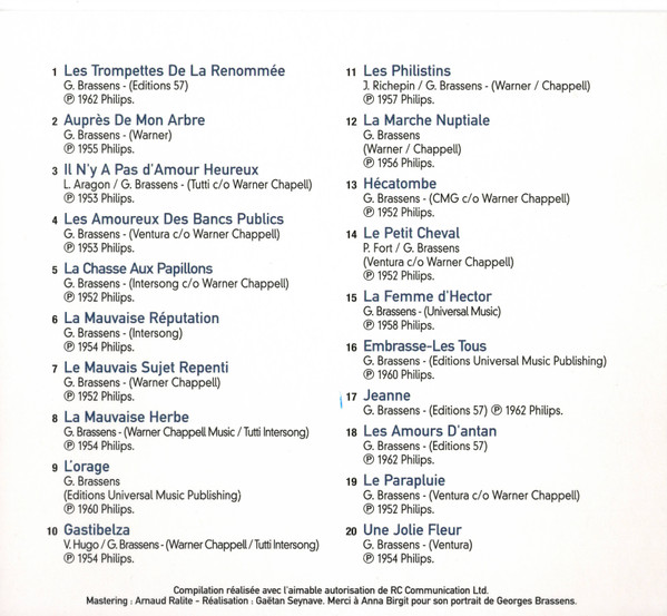 Georges Brassens - All You Need Is...Georges Brassens | Wagram Music (3321072) - 3 Georges Brassens - All You Need Is...Georges Brassens | Wagram Music (3321072) - 3