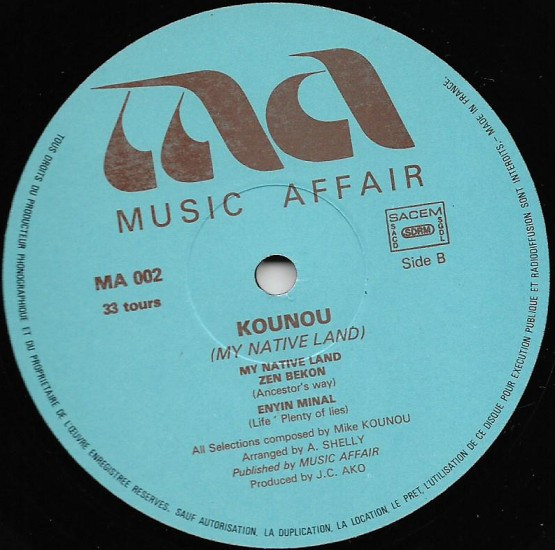 Mike Kounou - My Native Land | Music Affair (MA 002) - 4