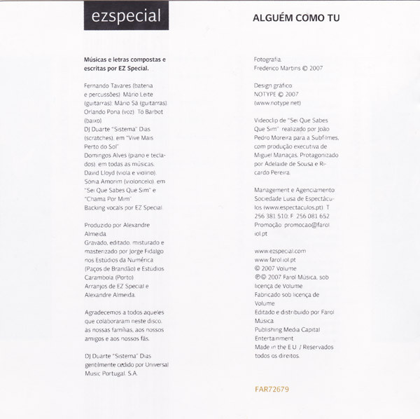EZ Special - Alguém Como Tu | Farol (FAR72679) - 4
